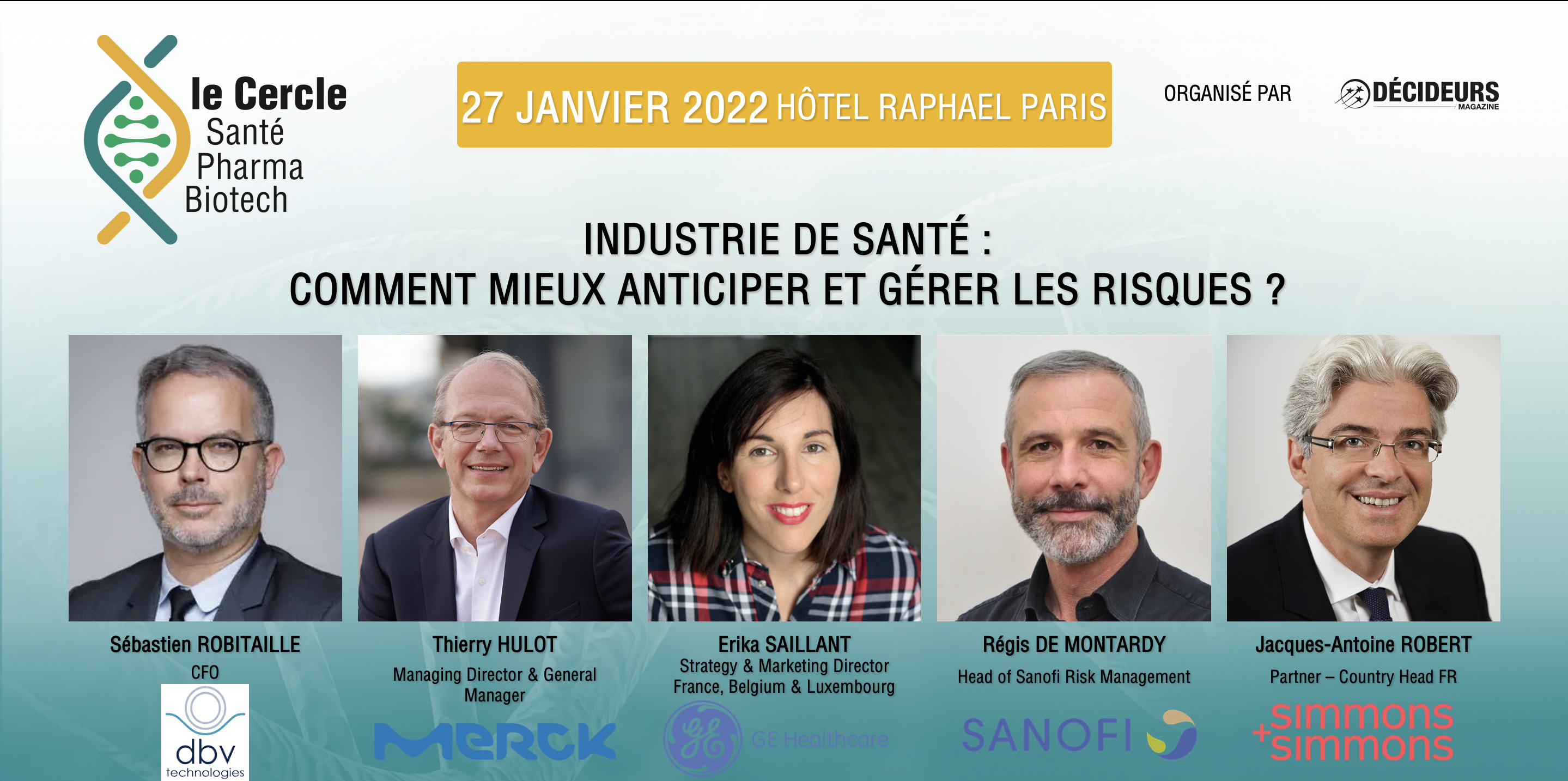 Industrie de santé, comment mieux anticiper et gérer les risques ? 